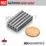 4mm x 1mm N52 Neodymium Disc Magnet - 5/32" x 1/32" Thin Disc 4x1mm