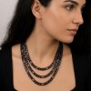 Figaro Chain Necklace & Bracelet – Black Anodized 316L Stainless Steel (4–10mm)