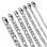 Figaro Chain Necklace & Bracelet – 316L Stainless Steel, Silver Tone (4–10mm)