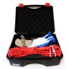 120mm x 18mm 550LB Fishing Magnet Kit - N38 Neodymium, 66ft Rope & Case