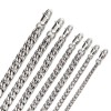 Miami Cuban Link Chain Necklace – Stainless Steel (4–10mm)