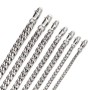 Miami Cuban Link Chain Necklace – Stainless Steel (4–10mm)