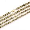 Stainless Steel Silver Gold Byzantine Chain | 4mm & 5mm | Necklace & Bracelet