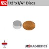 1/2" x 1/4" N52 Neodymium Disc Magnet - Rare Earth Magnet 1/2" x 1/4" N52 Neodymium Disc Magnet - Rare Earth Magnet