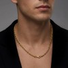 Rope Chain Necklace, Bracelet & Anklet – 18K Gold Plated 316L Stainless Steel (2–4mm)