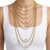 Rope Chain Necklace, Bracelet & Anklet – 18K Gold Plated 316L Stainless Steel (2–4mm)