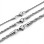 Rope Chain Necklace, Bracelet & Anklet – 316L Stainless Steel (2–4mm)